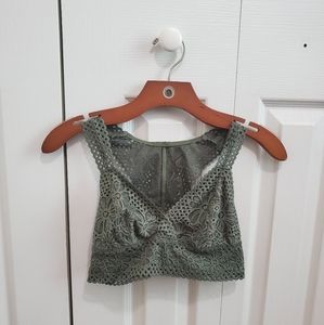 Aerie Floral Lace Racerback Bralette